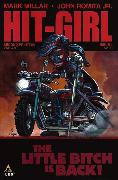 Cover for Hit-Girl (Marvel, 2012 series) #1 [2nd Printing Cover by John Romita, Jr.]