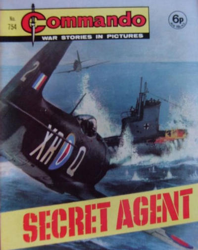 Cover for Commando (D.C. Thomson, 1961 series) #754