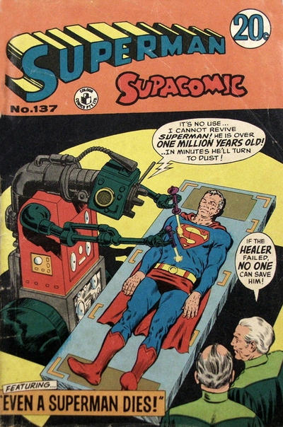 Cover for Superman Supacomic (K. G. Murray, 1959 series) #137