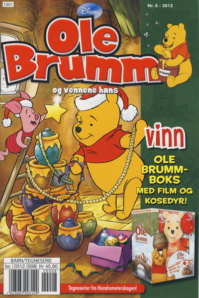 Cover for Ole Brumm (Hjemmet / Egmont, 1981 series) #8/2012