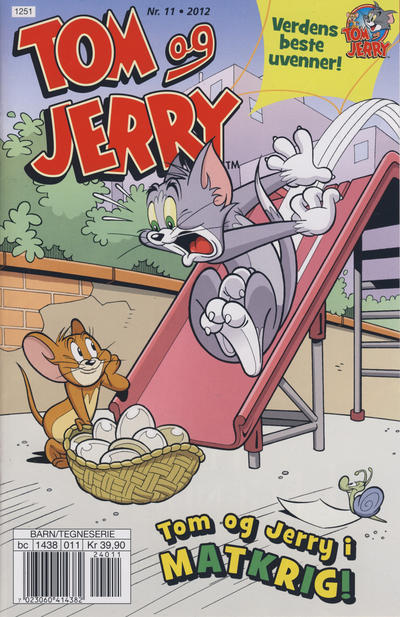 Cover for Tom og Jerry (Hjemmet / Egmont, 2010 series) #11/2012