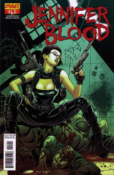 Cover for Jennifer Blood (Dynamite Entertainment, 2011 series) #14 [Igor Vitorino "Risque Art" Retailer Incentive Cover]