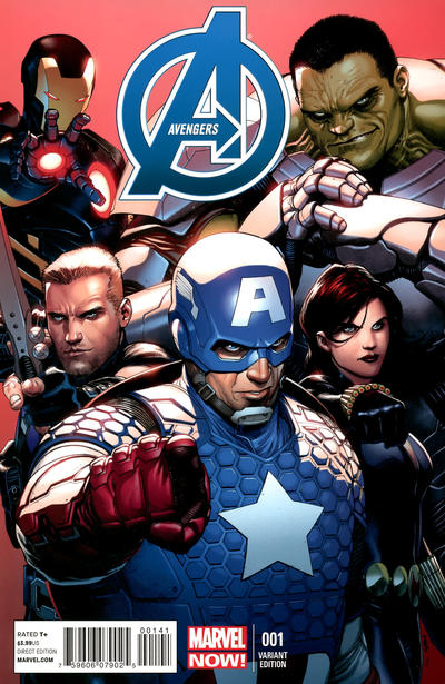 Cover for Avengers (Marvel, 2013 series) #1 [Variant Cover by Steve McNiven]