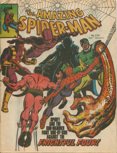 Cover for The Amazing Spider-Man (Yaffa / Page, 1977 ? series) #214