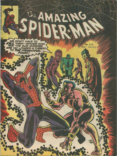 Cover for The Amazing Spider-Man (Yaffa / Page, 1977 ? series) #215