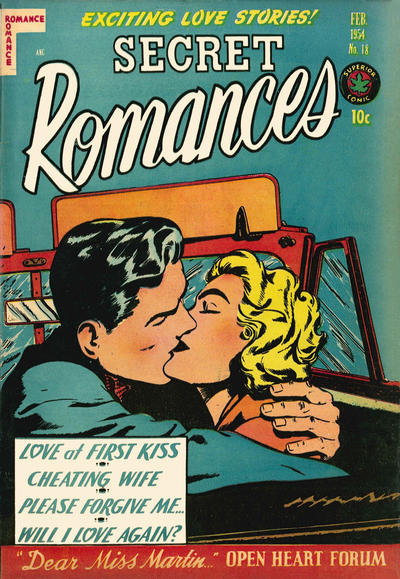 Cover for Secret Romances (Superior, 1951 series) #18