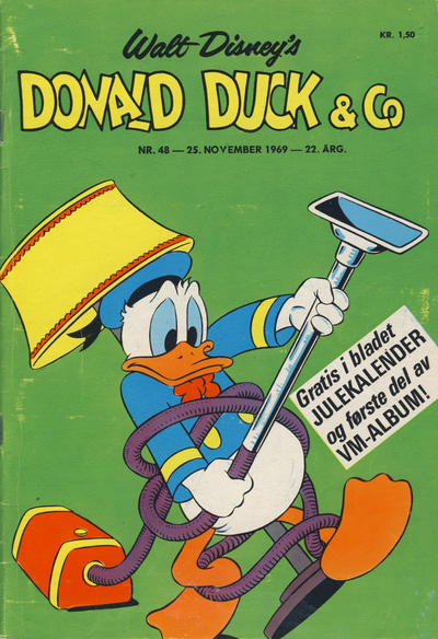 Cover for Donald Duck & Co (Hjemmet / Egmont, 1948 series) #48/1969