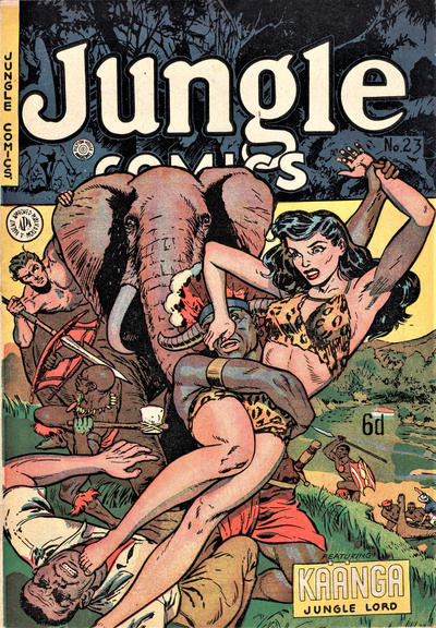 Cover for Jungle Comics (H. John Edwards, 1950 ? series) #23