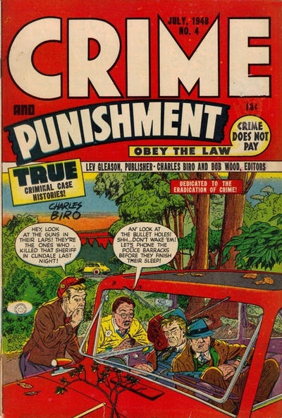 Cover for Crime and Punishment (Superior, 1948 ? series) #4