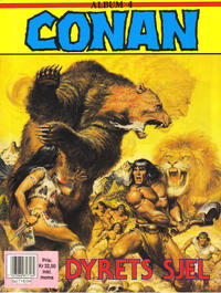 Cover Thumbnail for Conan album (Bladkompaniet / Schibsted, 1992 series) #4 - Dyrets sjel
