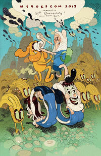 Cover Thumbnail for Adventure Time (Boom! Studios, 2012 series) #5 [Heroescon Exclusive Cover by Dave Cooper]