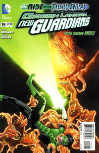 Cover Thumbnail for Green Lantern: New Guardians (DC, 2011 series) #15 [Direct Sales]