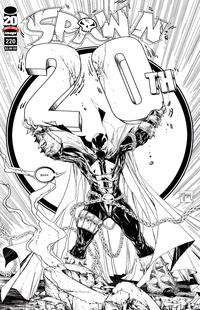 Cover Thumbnail for Spawn (Image, 1992 series) #220 [Cover F - B&W Incentive Sketch by Todd McFarlane]