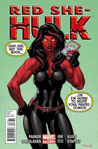 Cover Thumbnail for Red She-Hulk (Marvel, 2012 series) #58 [Ed McGuinness]