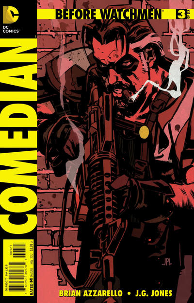 Cover for Before Watchmen: Comedian (DC, 2012 series) #3 [John Paul Leon Cover]