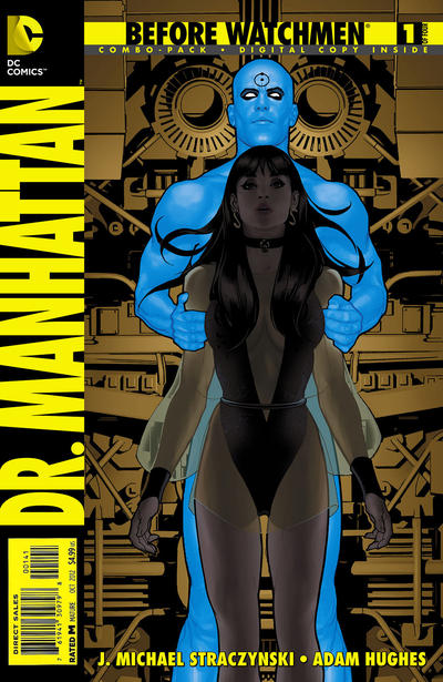 Cover for Before Watchmen: Dr. Manhattan (DC, 2012 series) #1 [Combo-Pack]