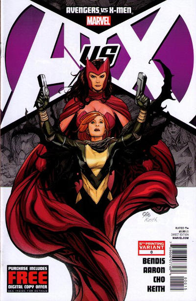 Cover for Avengers vs. X-Men (Marvel, 2012 series) #0 [5th Printing Variant]