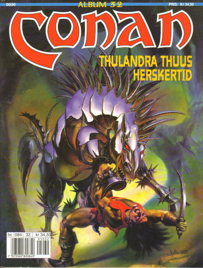 Cover for Conan album (Bladkompaniet / Schibsted, 1992 series) #32 - Thulandra Thuus herskertid