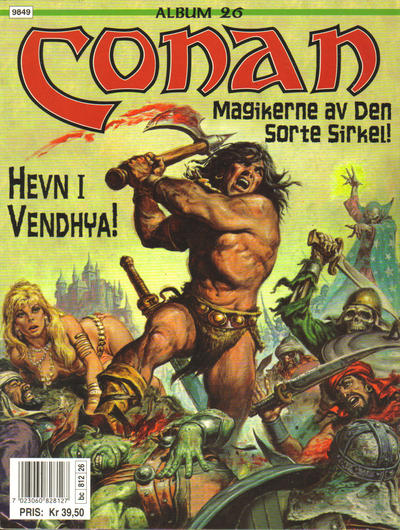 Cover for Conan album (Bladkompaniet / Schibsted, 1992 series) #26 - Magikerne av den sorte sirkel
