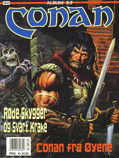 Cover for Conan album (Bladkompaniet / Schibsted, 1992 series) #25 - Conan fra Øyene