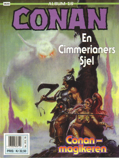 Cover for Conan album (Bladkompaniet / Schibsted, 1992 series) #18 - En cimmerianers sjel
