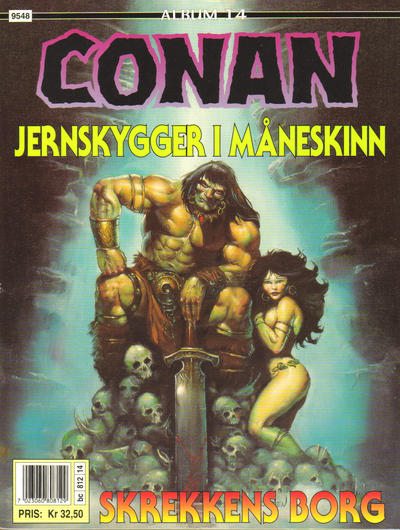 Cover for Conan album (Bladkompaniet / Schibsted, 1992 series) #14 - Jernskygger i måneskinn