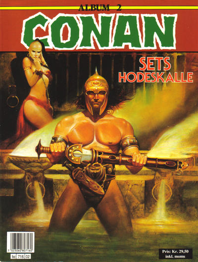 Cover for Conan album (Bladkompaniet / Schibsted, 1992 series) #2 - Sets hodeskalle