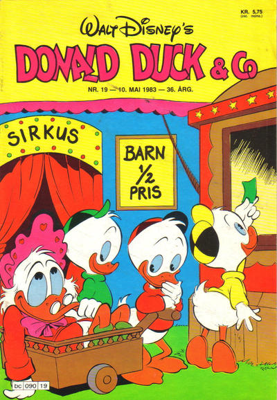 Cover for Donald Duck & Co (Hjemmet / Egmont, 1948 series) #19/1983
