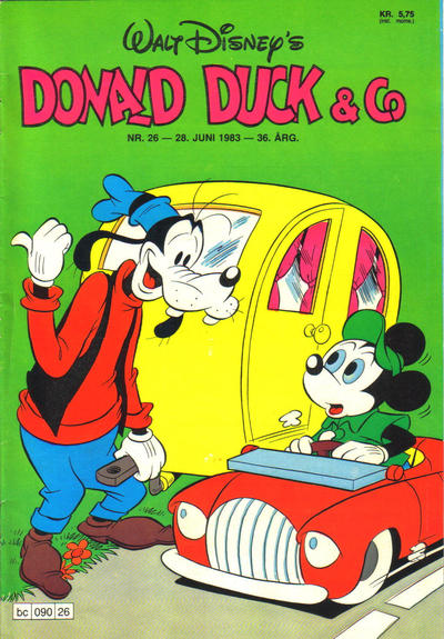 Cover for Donald Duck & Co (Hjemmet / Egmont, 1948 series) #26/1983