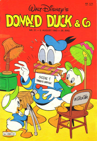 Cover for Donald Duck & Co (Hjemmet / Egmont, 1948 series) #31/1983