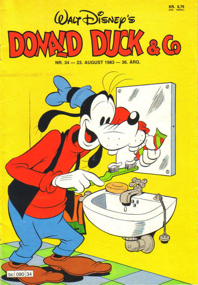 Cover for Donald Duck & Co (Hjemmet / Egmont, 1948 series) #34/1983