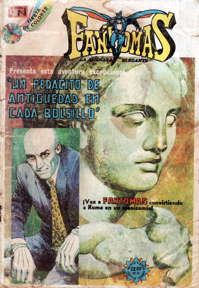 Cover for Fantomas (Editorial Novaro, 1969 series) #156