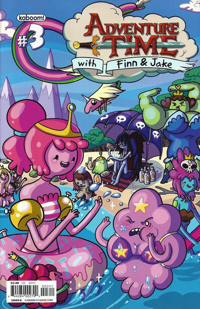 Cover for Adventure Time (Boom! Studios, 2012 series) #3 [Cover B by Elena Barbarich]