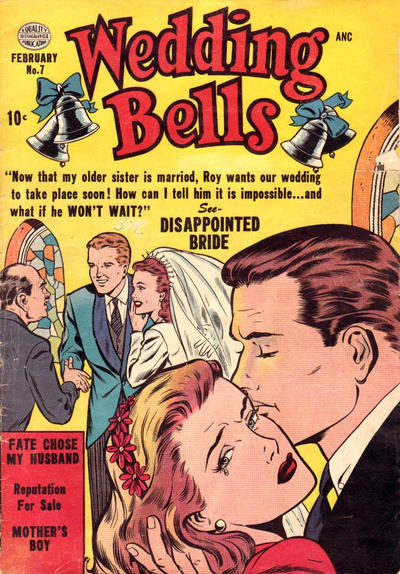 Cover for Wedding Bells (Quality Comics, 1954 series) #7