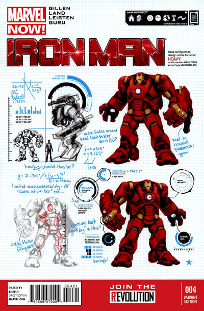 Cover for Iron Man (Marvel, 2013 series) #4 [Carlo Pagulayan 'Design' Variant]