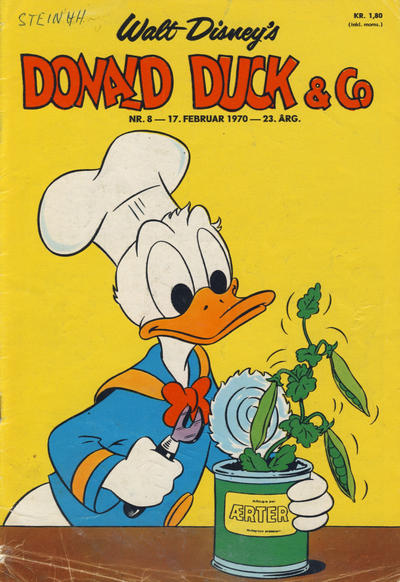 Cover for Donald Duck & Co (Hjemmet / Egmont, 1948 series) #8/1970