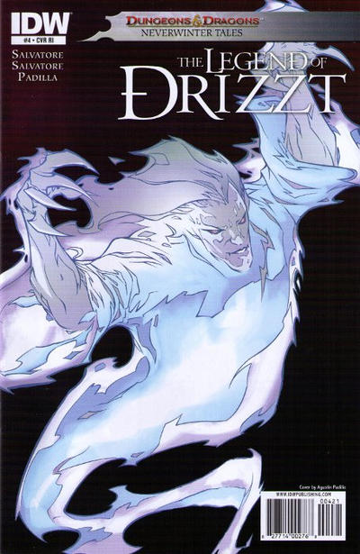 Cover for Dungeons & Dragons: The Legend of Drizzt: Neverwinter Tales (IDW, 2011 series) #4 [Cover RI Agustin Padilla]