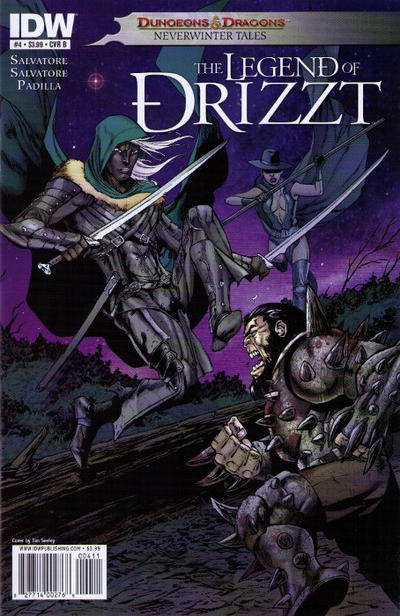 Cover for Dungeons & Dragons: The Legend of Drizzt: Neverwinter Tales (IDW, 2011 series) #4 [Cover B Tim Seeley]
