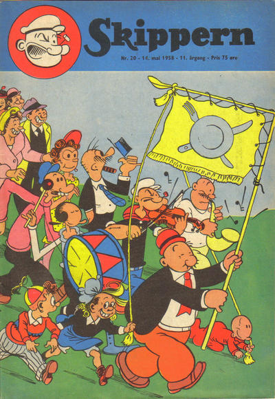 Cover for Skippern (Allers Forlag, 1947 series) #20/1958
