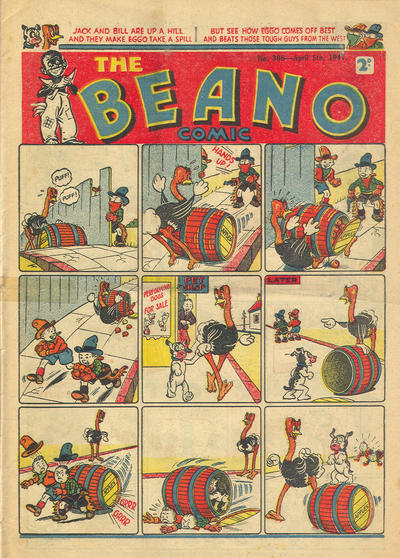Cover for The Beano Comic (D.C. Thomson, 1938 series) #306
