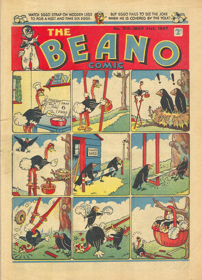 Cover for The Beano Comic (D.C. Thomson, 1938 series) #310