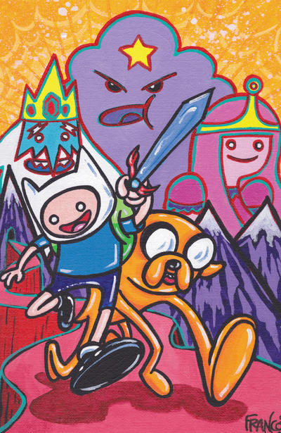 Cover for Adventure Time (Boom! Studios, 2012 series) #7 [Cover D by Franco]