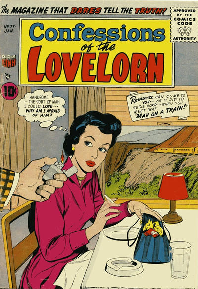 Cover for Confessions of the Lovelorn (American Comics Group, 1956 series) #77
