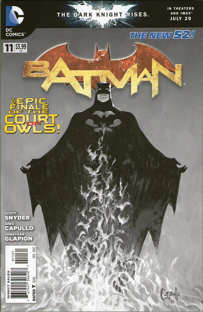 Cover for Batman (DC, 2011 series) #11 [Greg Capullo Sketch Cover]