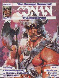 Cover Thumbnail for The Savage Sword of Conan (Marvel UK, 1977 series) #91