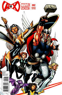 Cover Thumbnail for A+X (Marvel, 2012 series) #2 [Variant Cover by Ed McGuinness]