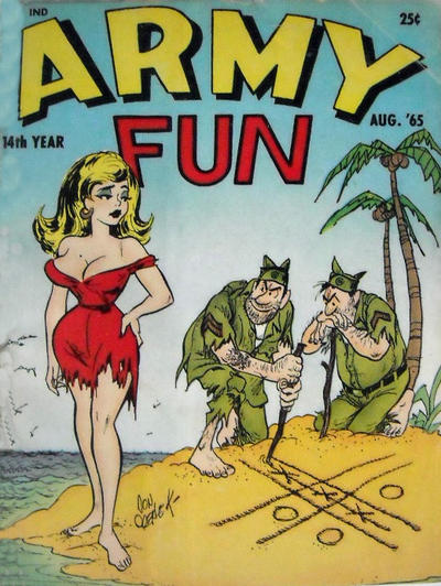 Cover for Army Fun (Prize, 1952 series) #v7#11