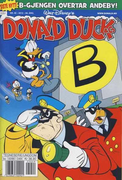 Cover for Donald Duck & Co (Hjemmet / Egmont, 1948 series) #49/2012