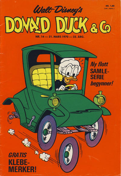 Cover for Donald Duck & Co (Hjemmet / Egmont, 1948 series) #14/1970