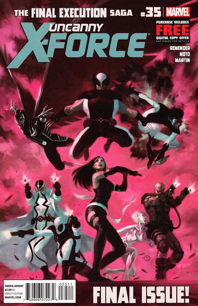 Cover for Uncanny X-Force (Marvel, 2010 series) #35
